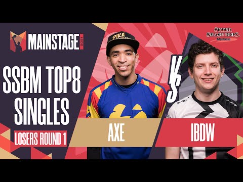 Axe vs iBDW - Melee Singles: Top 8 Losers Round 1 - Mainstage 2021 | Pikachu vs Fox