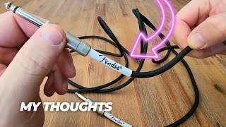 Video thumbnail for Fender 10-Foot Original Instrument Cable compatible with Modem, Straight-Straight, Black -  Review by Elden Reviews