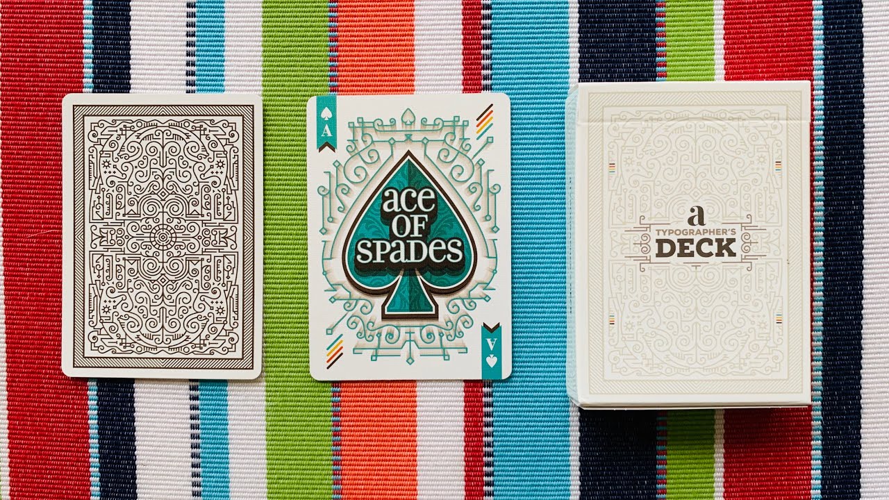 A Typographer’s Deck - Furkan Sener / Art of Play - Deck Review!