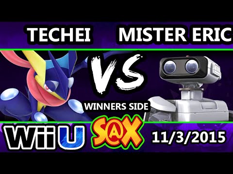 S@X 122 - Techei (Greninja) Vs. HE | Mister Eric (ROB) SSB4 Tournament - Smash Wii U - Smash 4