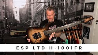Video thumbnail for ESP LTD H-1001FR Black Natural Burst by Euge Valovirta