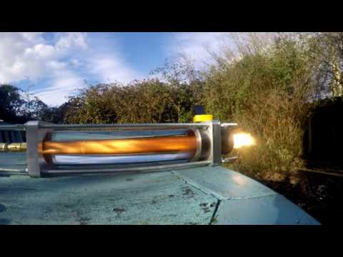 Acrylic hybrid rocket