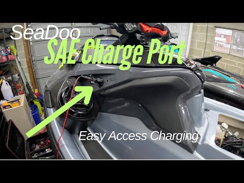 Intalling a flush mount charge port on your SeaDoo // How-To