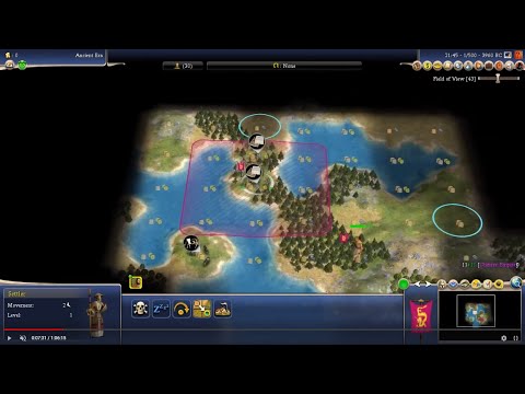 Lets Play Civ 4 Deity 44 (Qin Shi Huang) part 1