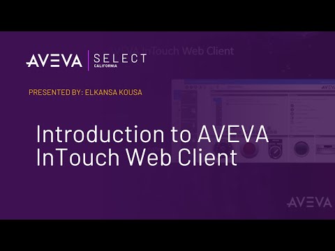 Introduction to AVEVA InTouch Web Client