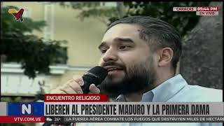 Nicolás Maduro Guerra en acto en la plaza Bolívar de Caracas, 11 enero 2026