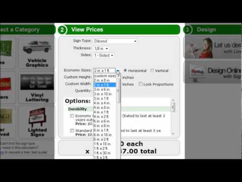 (Dibond Signs) Size Options for Dibond Signs - 2:38min