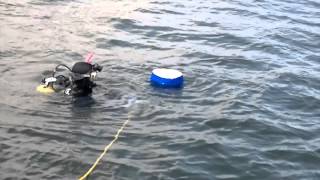 DRONE CRASH INTO THE WATER