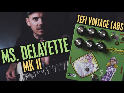 Demos in the Dark // TEFI Vintage Labs Ms. Delayette MK2 // Pedal Demo