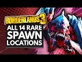 BORDERLANDS 3 | All 14 Rare Spawn Event Locations