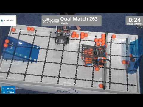 VEX Worlds 2016 - VEXIQ Middle School - Math - Qual 263 (45864Z 7010A) 94