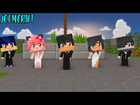 APHMAU FRIENDS CREW WEDDING DRESS | CHICKEN WINGS MEME |  GANGNAM STYLE - Minecraft Animation