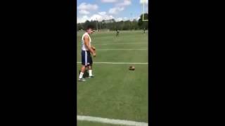 Georgia Southern kicker Younghoe Koo nails insane trick shot