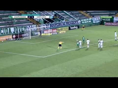 Gol de Cavadinha de Anselmo Ramon que deu o título da Série B para a Chapecoense
