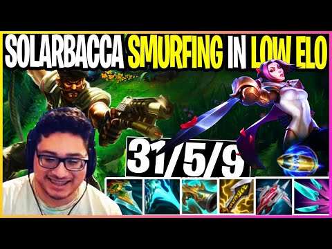SOLARBACCA Smurfing In Low Elo( 31 KILLS )