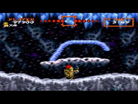 [Super Ghouls 'n Ghosts » SNES Playthrough] - Ice Forest (Level 5)