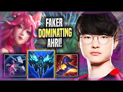 FAKER DOMINATING WITH AHRI! - T1 Faker Plays Ahri MID vs Zoe! | Season 2022