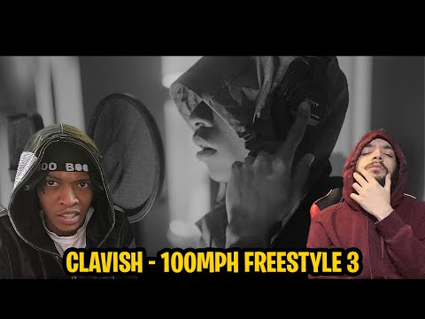 WAS THIS HIS BEST ONE? 🤔 | AMERICANS REACT TO CLAVISH - 100MPH FREESTYLE 3 (OFFICIAL VIDEO)