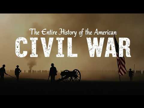 The Entire History of the American Civil War to fall asleep |Relax and Fall Asleep| Black Screen