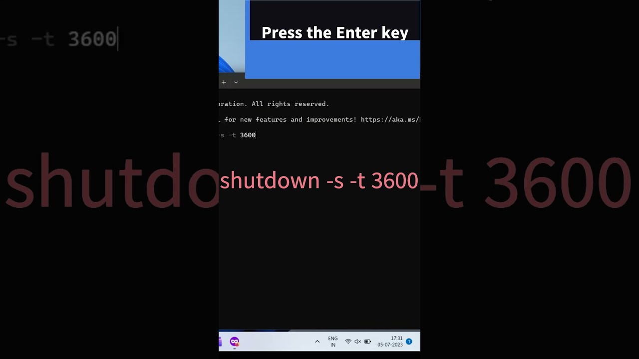 How to Shutdown Computer after 1 Hour or after Certain Time - Windows 11 & 10 (Shutdown Timer)