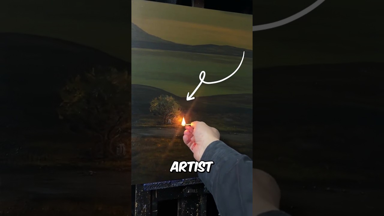 Realistic Fire Painting... 🔥😳