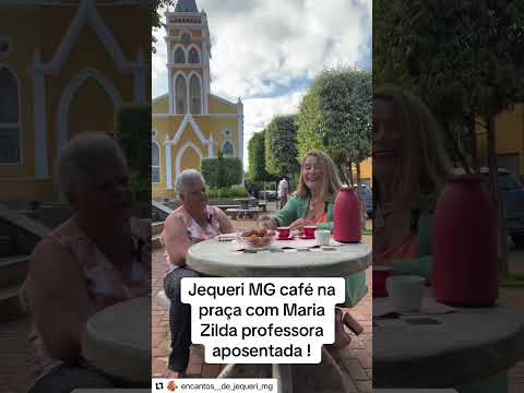 Café na praça com encantos de jequeri MG Efigenio Silva coordenador do terço dós homens!