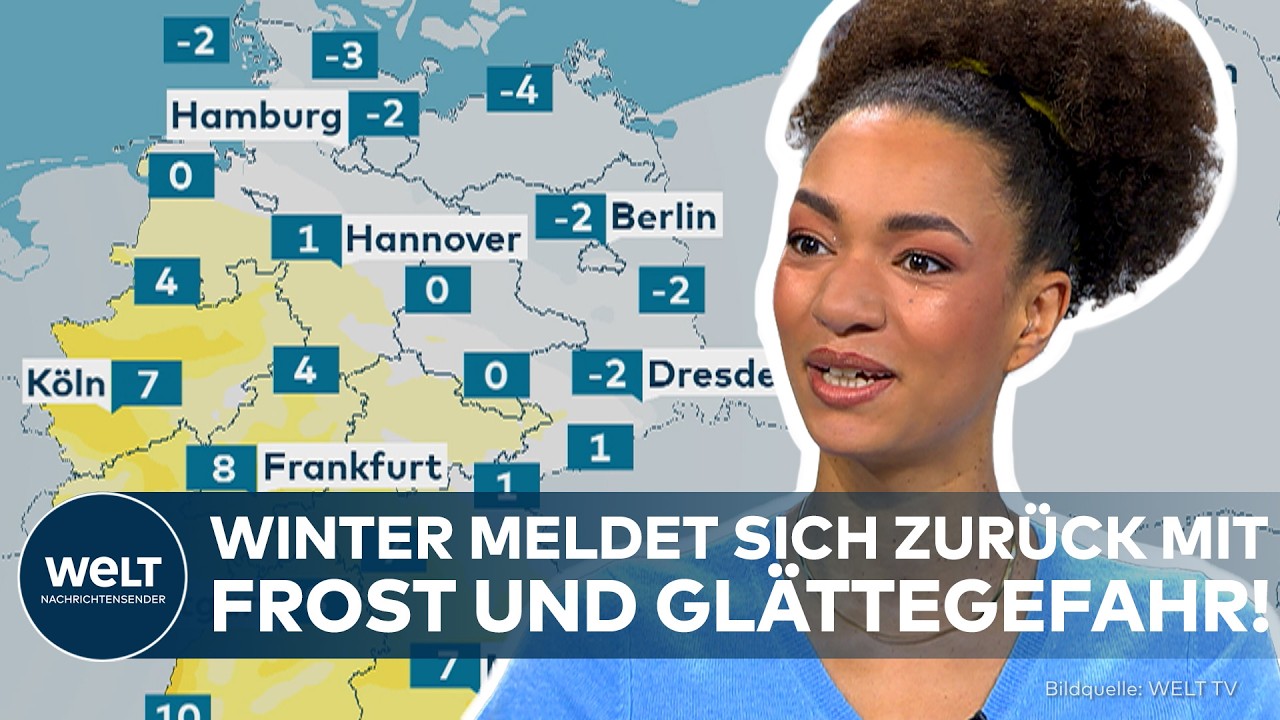 WETTER: Winter-Comeback mit Schnee, Glätte und Gewitter – Deutschland startet frostig in die Woche!