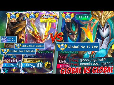 NGERI😱 PARA TOP GLOBAL BERTEMU DIRANK! SKOVY, GLOBAL No.8 MASHA VS GLOBAL No.17!! SIAPA YANG MENANG?