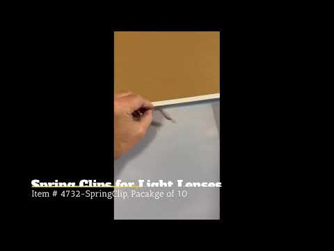 Light Lens Spring Clip-Package of 10