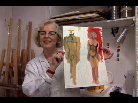 [Alina Witwitzka] Alina Witwitzka Acrylmålningskurs. Information om den