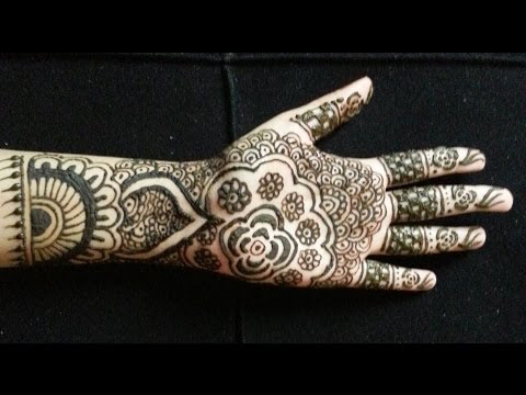 simple bridal mehndi design indian pakistani by mehr mehndi