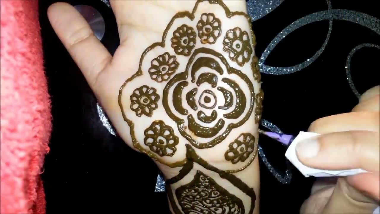 simple bridal mehndi design indian pakistani by mehr mehndi
