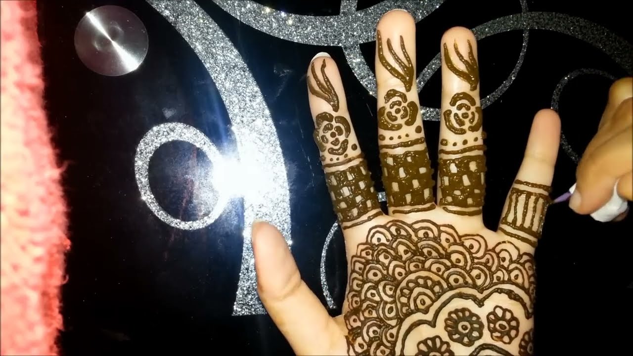 simple bridal mehndi design indian pakistani by mehr mehndi