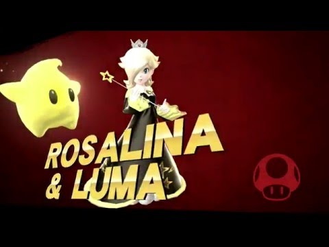 Super Smash bros. Wii U- Rosalina and luma vs toon link