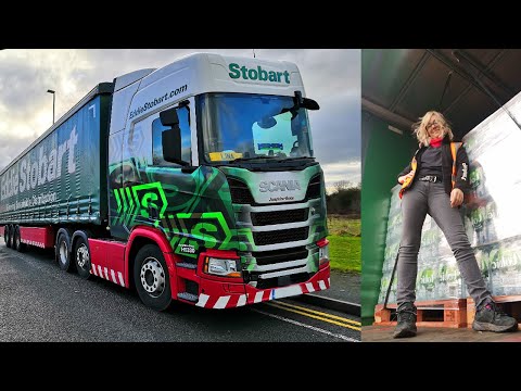 Adventures of Trucker Lina at Stobarts