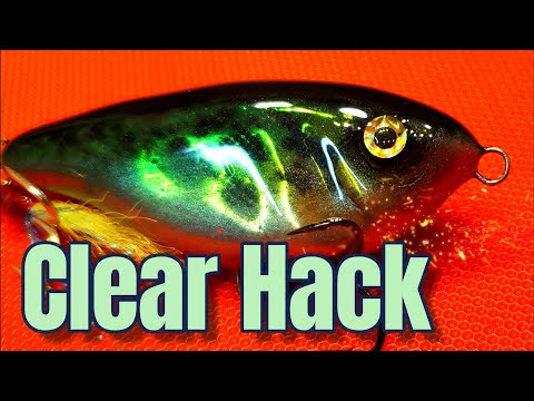 The BEST clearcoat trick you never heard of, Perfect clearcoat every time #luremaking #epoxycoating