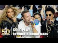 Coldplay's FULL Pepsi Super Bowl 50 Halftime Show feat. Beyoncé & Bruno Mars! | NFL
