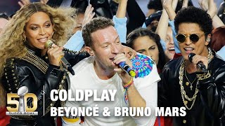 Coldplay&#39;s FULL Pepsi Super Bowl 50 Halftime Show feat. Beyoncé &amp; Bruno Mars! | NFL