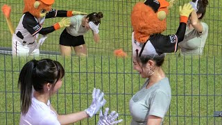 [問卦] 啦啦隊跳到上衣都濕透了沒人幫她擦嗎？