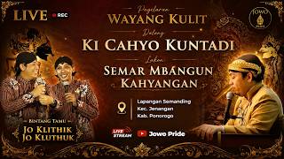 Download lagu 🔴LIVE Wayang Kulit Ki Cahyo Kuntadi BT Cak Jo Klitik Jo Klutuk Lakon Semar Mbangun Kahyangan mp3