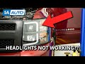 Car or Truck Headlights Won't Turn On Even With New Bulbs? Easily Solve This Problem Yourself