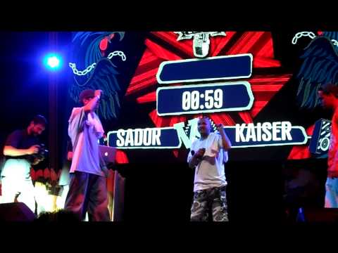 Sador vs Kaiser. Red Bull Batalla de los Gallos 2014