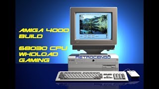 Commodore Amiga 4000 Build. 68030 WHDLoad gaming setup with 16GB CF card and Gotek drive