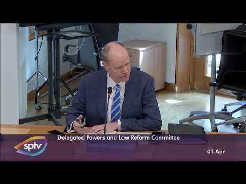 Delegated Powers and Law Reform Committee - 1 April 2020