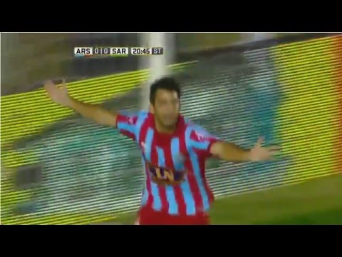 Gol de Sanchez Sotelo - Arsenal 1 Vs 0 Sarmiento (J) - Fecha 4 - Liga Argentina