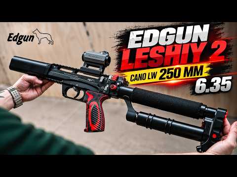 PEQUENA, POTENTE E PRECISA! Edgun Leshiy 2 Cano LW 250mm 6.35mm