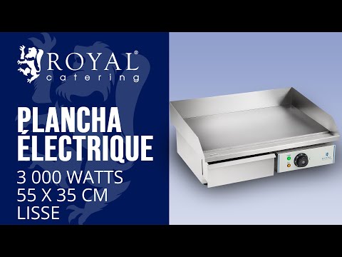 Vidéo - Occasion Plancha électrique lisse - 55 cm - 1 x 3,0 kW