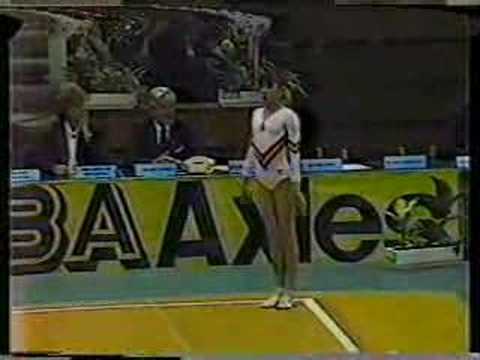 Laura Cutina - 1983 Worlds AA - Floor Exercise