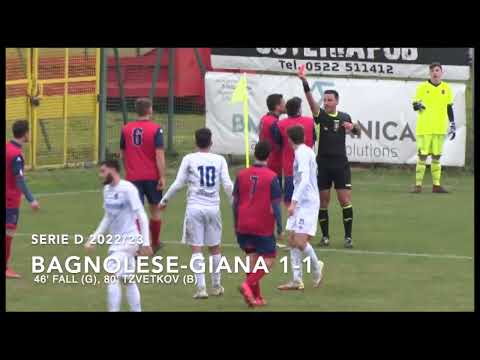 Serie D 2022/23 - 29ª Bagnolese-GIANA 1-1