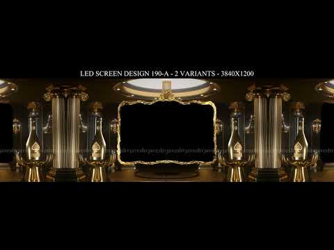 436. Led Screen Design 190 A | 2 Variants  -  3840x1200 mp4